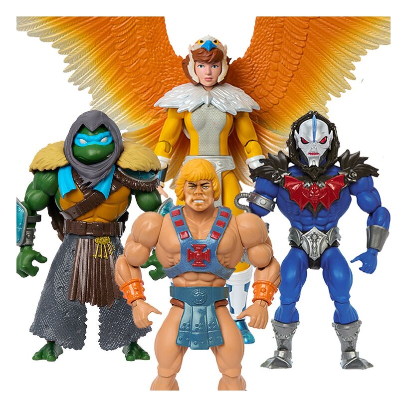 MOTU X TMNT Origins Turtles of Grayskull Wave 4 Set