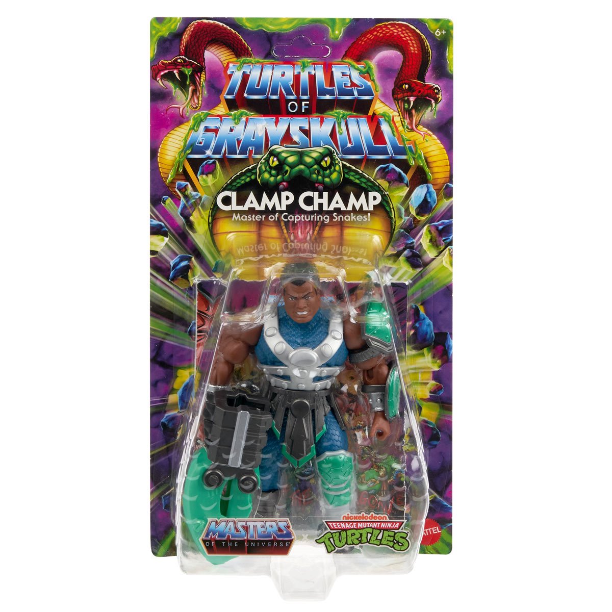 Clamp Champ - Motu X Tmnt Origins Turtles Of Grayskull Wave 6