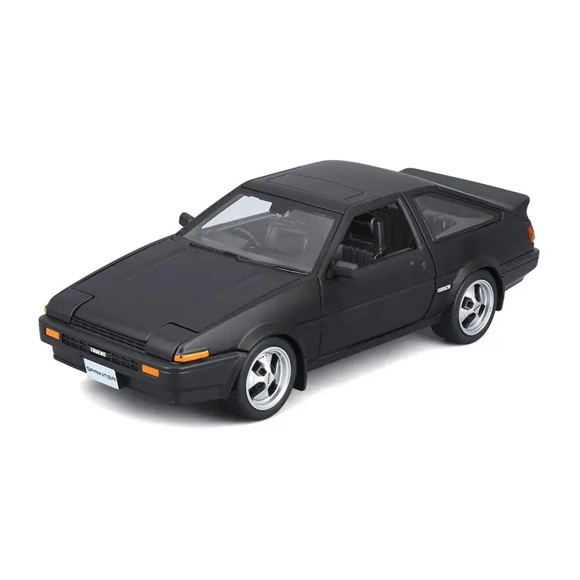 Maisto 1:24  Toyota Sprinter Trueno Ae86 (Matte Black)