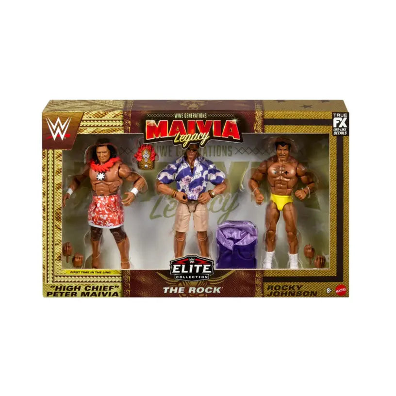 Maivia Legacy 3-Pack - WWE ELITE Exclusive Generations Figures