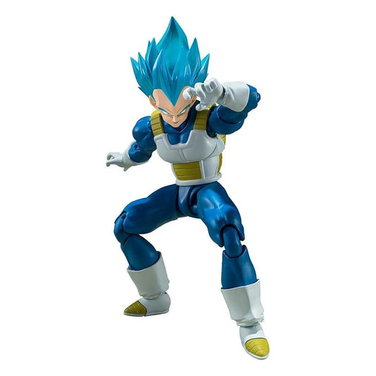 Vegeta Super Saiyan Blue - Unwavering Saiyan Pride S.H.Figuarts Figure - complete unboxed product on white