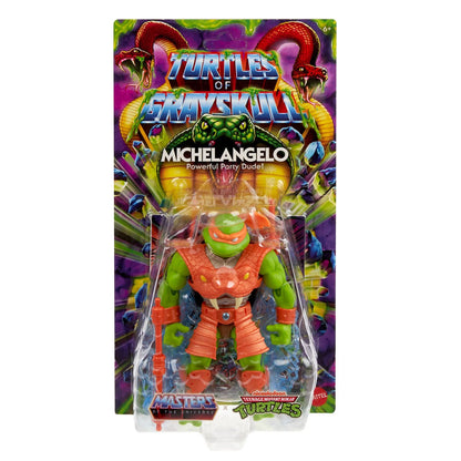 Michaelangelo - Motu X Tmnt Origins Turtles Of Grayskull Wave 6