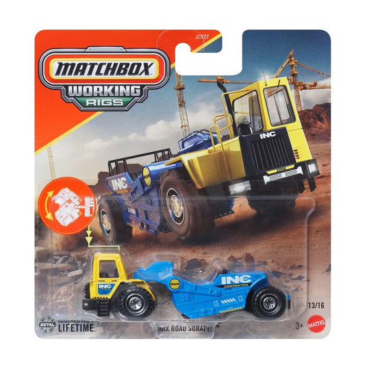 Road Scraper - Matchbox Real Working Rigs 2025 Wave 4