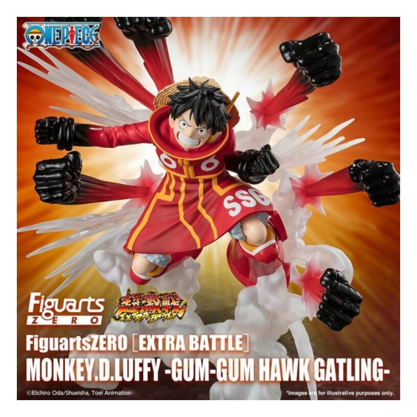 One Piece - Figuartszero(Extra Battle) - Monkey D. Luffy (Gum-Gum Hawk Gatling)