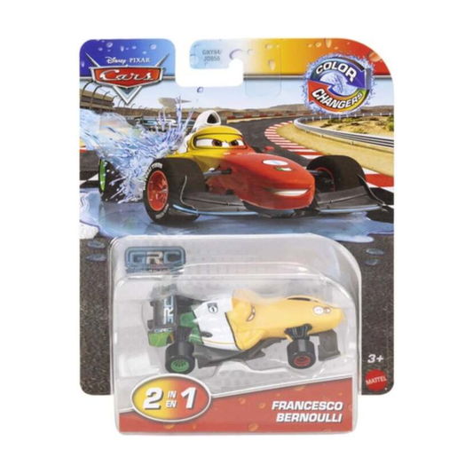 Disney Cars Color Changers Francesco Bernoulli Vehicle - packaging on white