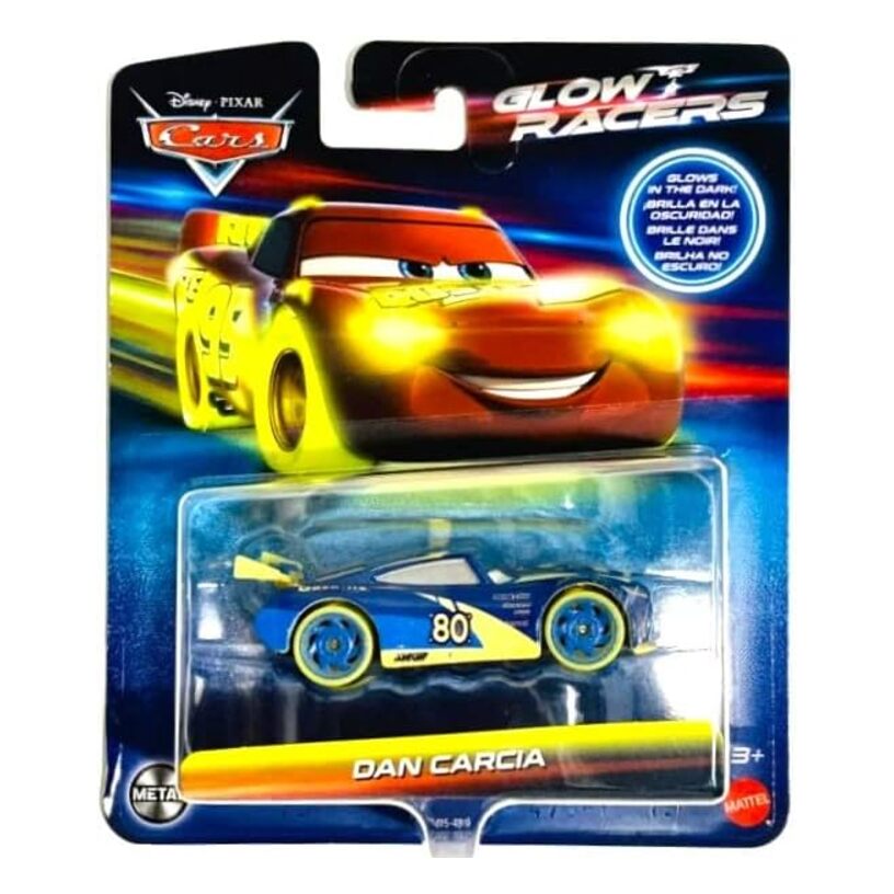 Disney Cars Dan Carcia Glow In The Dark Vehicle