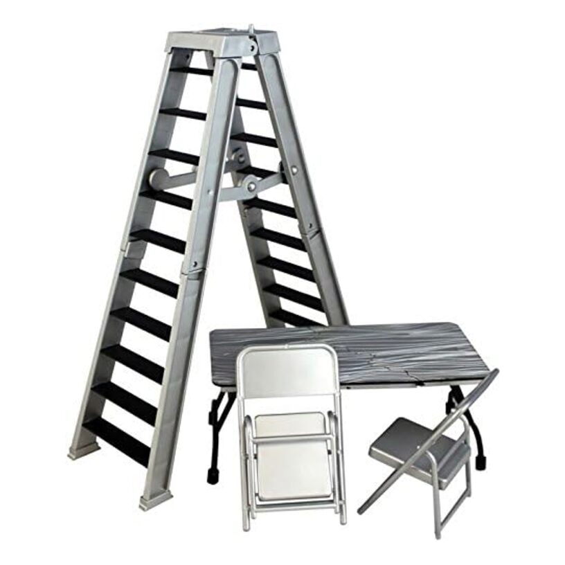 Wwe Ultimate Ladder Table And Chair Accessories Pack Silver