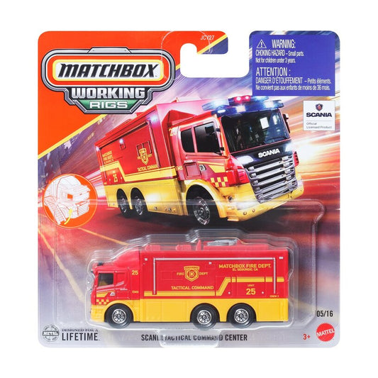 Scania Tactical Command Center - Matchbox Real Working Rigs Jcy27-979D