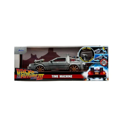 Back To The Future Part Iii Delorean Time Machine (Rail Ver.) 1/24 Scale