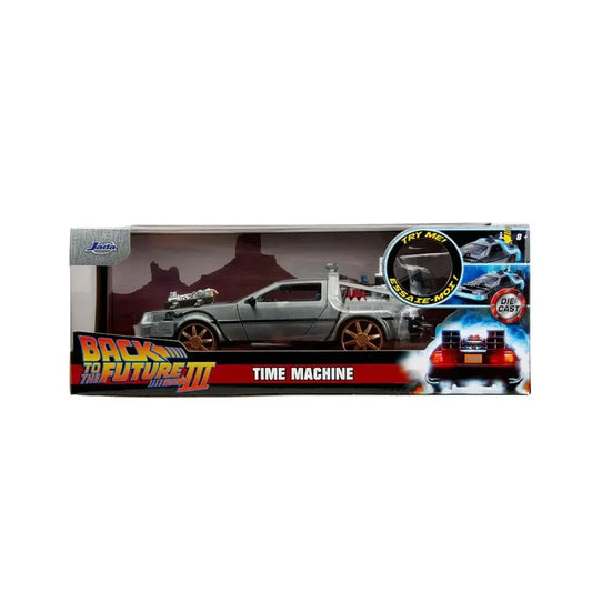 Back To The Future Part Iii Delorean Time Machine (Rail Ver.) 1/24 Scale