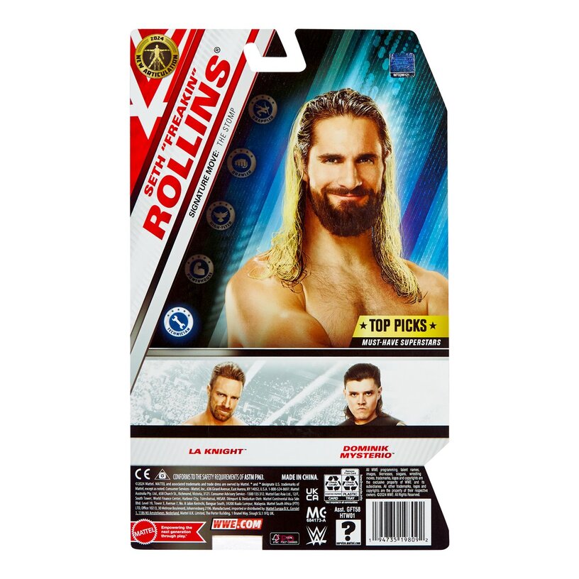 Seth Rollins - WWE Basic Figure 2024 Top Picks Series