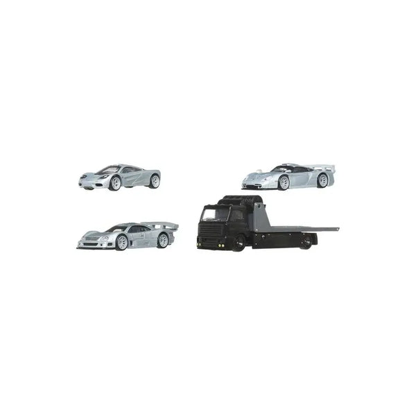 Hot Wheels Premium Collector Mclaren Porsche Clk Fleet Street Set