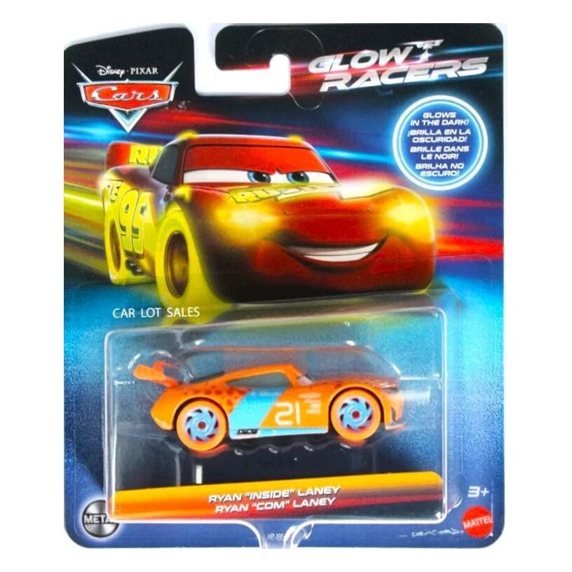 Disney Cars Ryan Inside Laney Glow In The Dark Vehicle