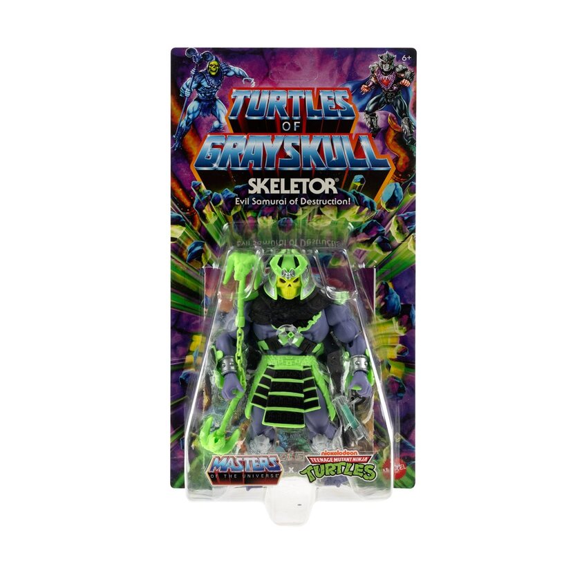 MOTU X TMNT Origins Skeletor Turtles of Grayskull Wave 3 Figure