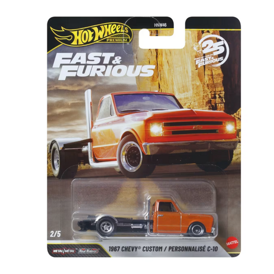 67 Chevy Custom C-10 Hot Wheels Premium Fast & Furious 25Th Anv