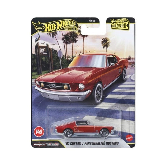 67 Custom Mustang  Hotwheels Boulevard Gjt68-958G
