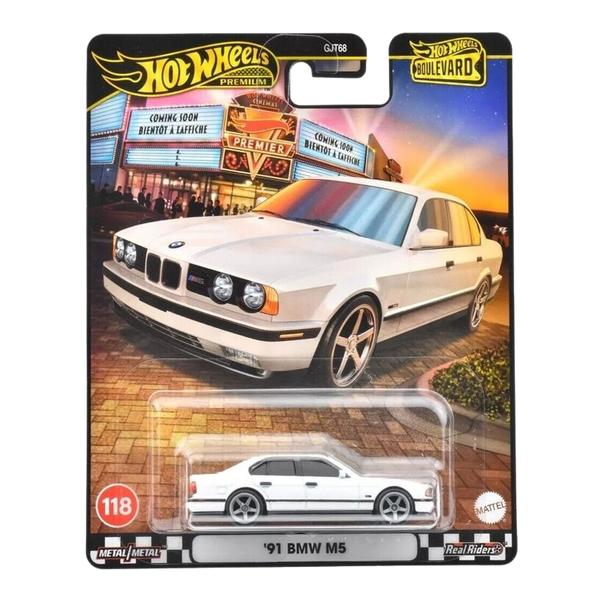 91 Bmw M5 118: Hot Wheels Boullevard Premium