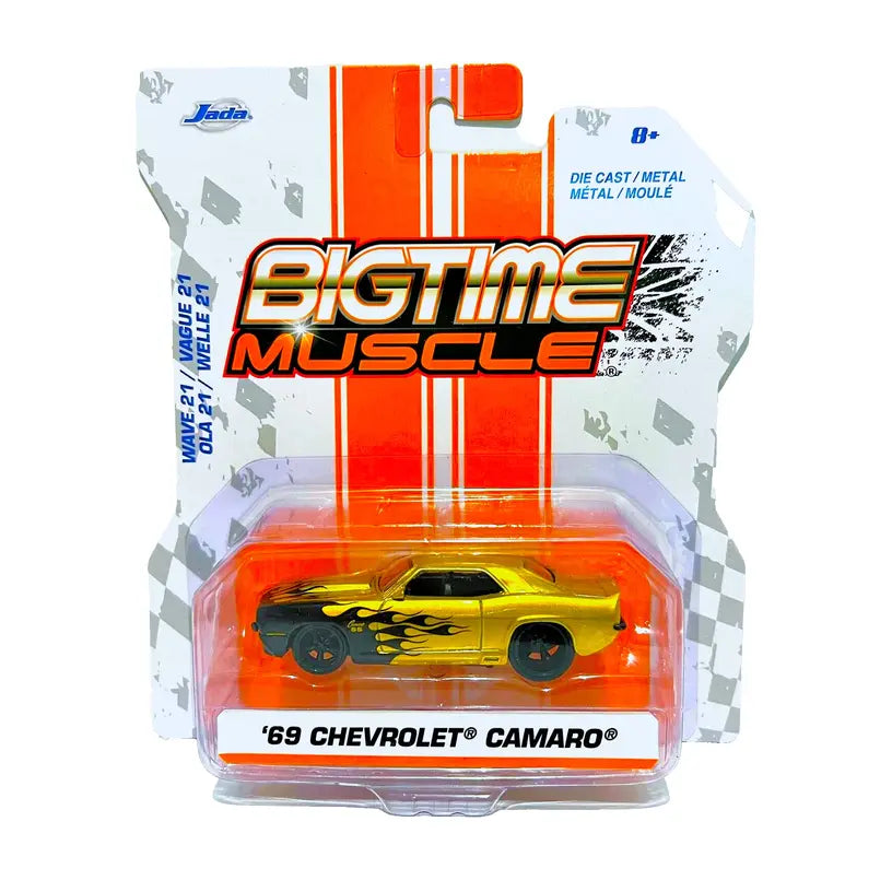 69 Chevrolet Camaro Jada Bigtime Muscle Vehicle Wave 21