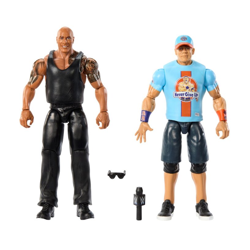 The Rock & John Cena Wwe Basic Championship Showdown Series 19