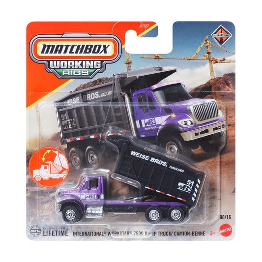 International Workstar Dump Truck - Matchbox Real Working Rigs Jcy27-979D