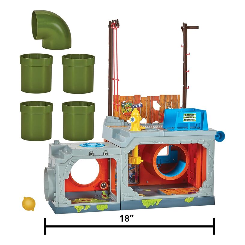 Tmnt Classic Secret Sewer Pipe Playset