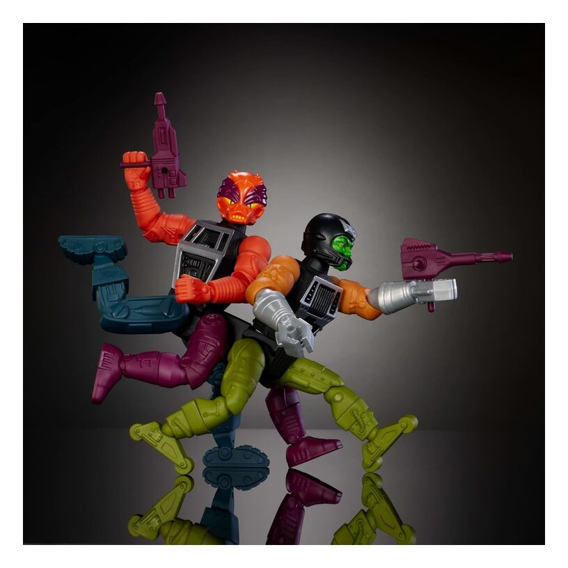 Masters Of The Universe Origins Multi Evil Robot With Weapons & 43 Modular Parts