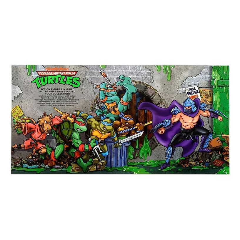 Tmnt Classic 1988 Remastered Animated Figure 6 Pack