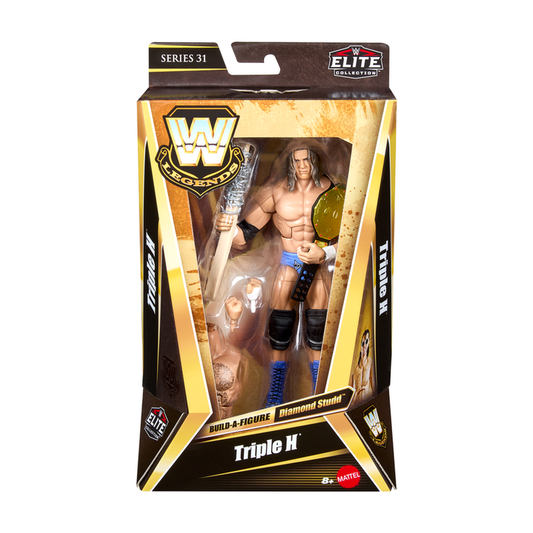 Triple H - Wwe Elite Legends Series 31 - packaging on white
