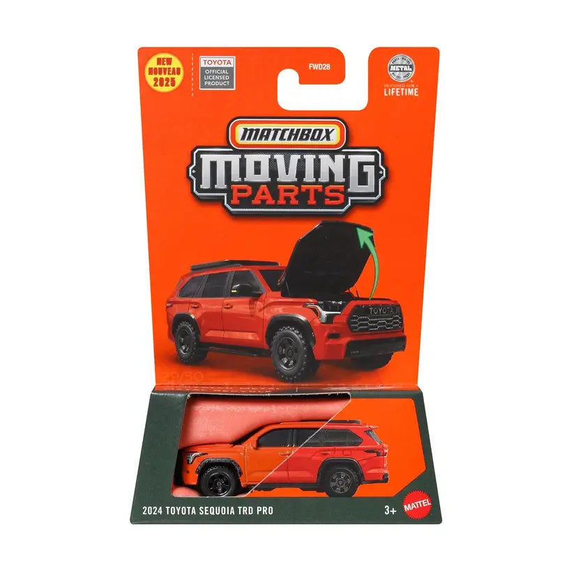 2024 Toyota Sequoia Trd Pro Matchbox Moving Parts 958H