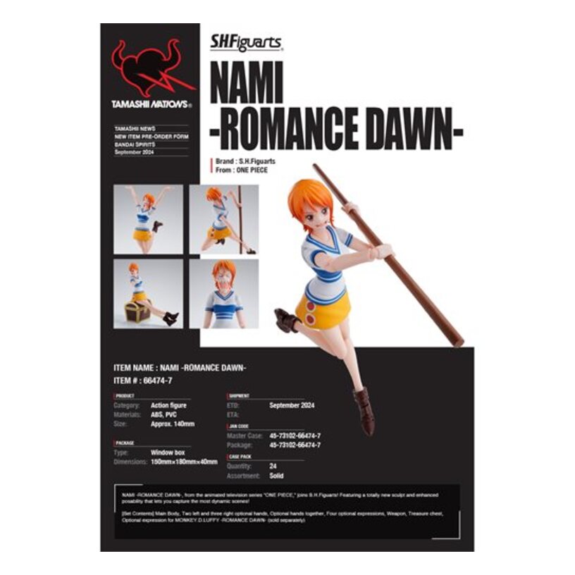 One Piece Nami Romance Dawn S.H.Figuarts Action Figure