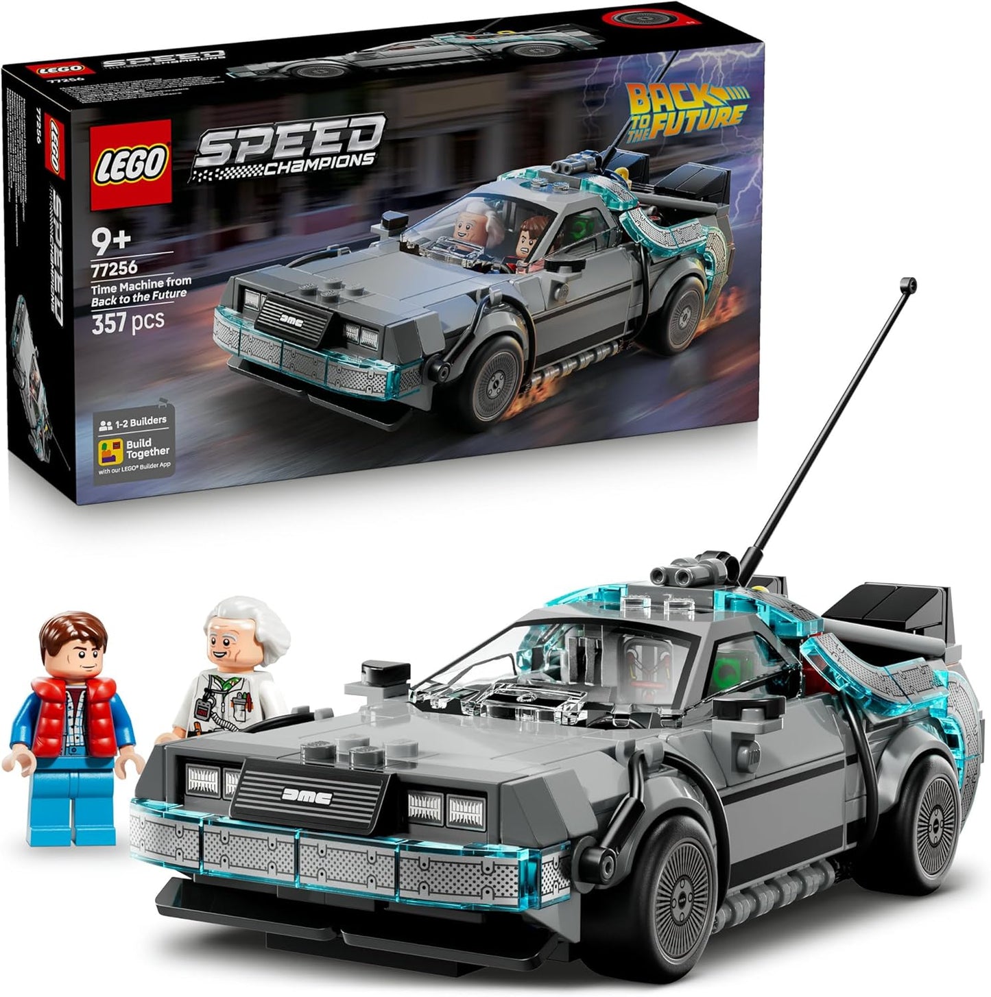 Lego Speed Champions Time Machine From Back To The Future 77256