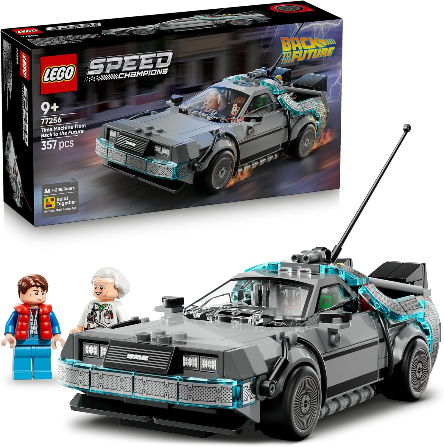 Lego Speed Champions Time Machine From Back To The Future 77256