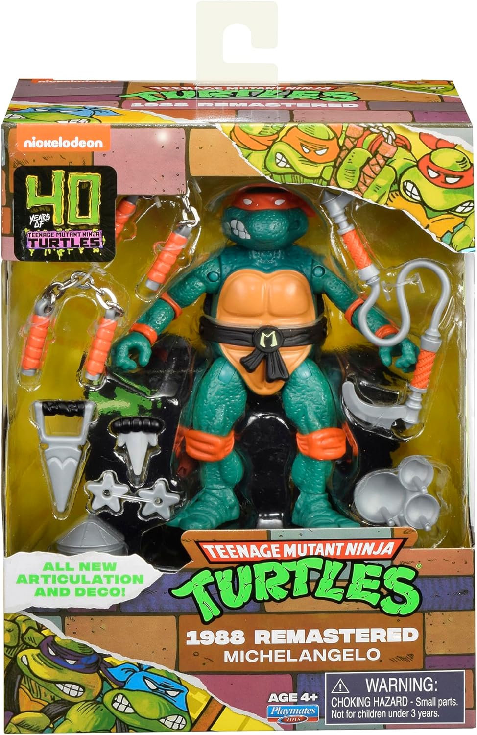 Michelangelo - Teenage Mutant Ninja Turtles 40 Years Of Tmnt 1988 Remastered
