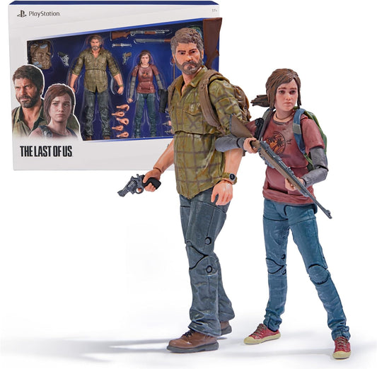 The Last Of Us Shapes Collection Joel And Ellie 6-Inch Action Figure 2-Pack