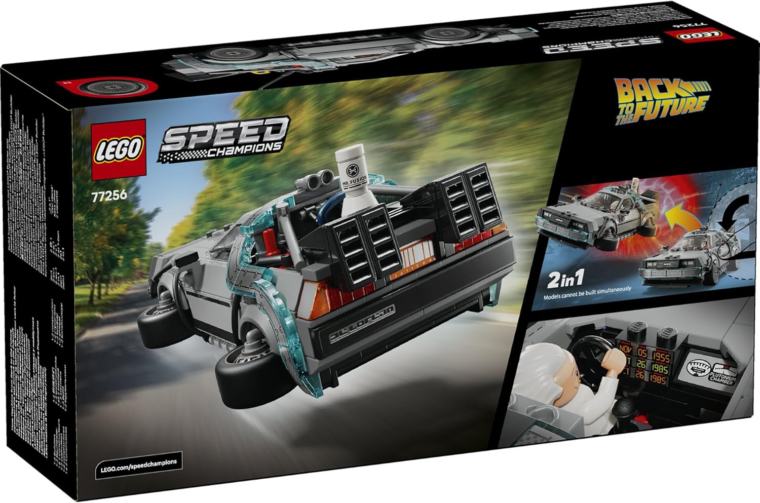 Lego Speed Champions Time Machine From Back To The Future 77256