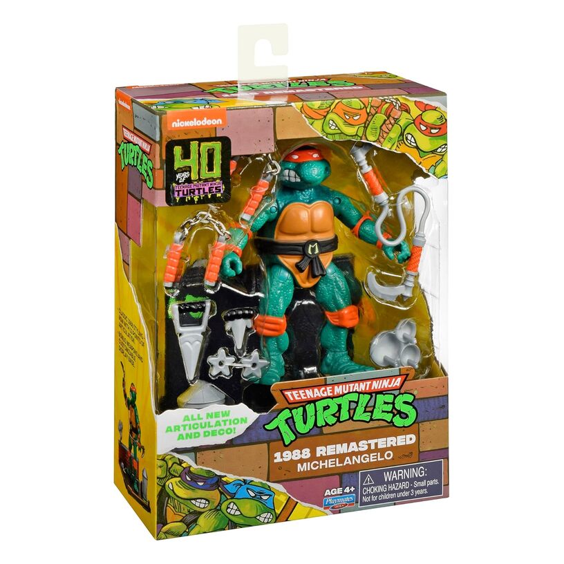 Michelangelo - Teenage Mutant Ninja Turtles 40 Years Of Tmnt 1988 Remastered