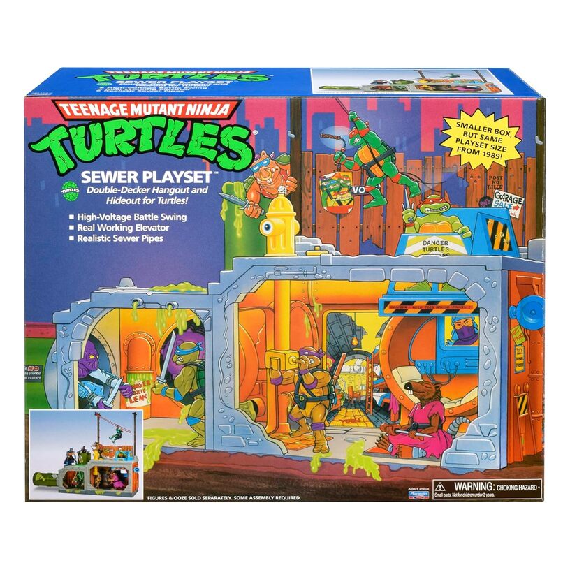 Tmnt Classic Secret Sewer Pipe Playset