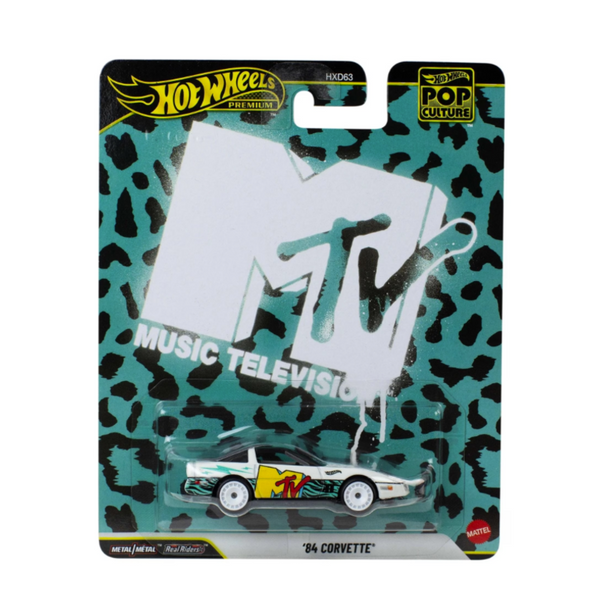 84 Corvette  Pop Culture Hot Wheels