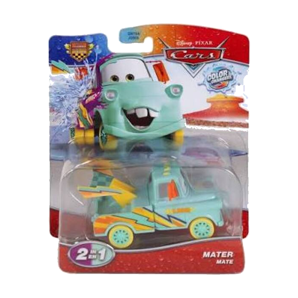Disney Cars Race To Celebrate Mater Color Changing Vehicle - packaging on white