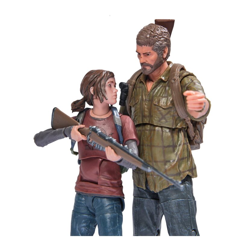 The Last Of Us Shapes Collection Joel And Ellie 6-Inch Action Figure 2-Pack