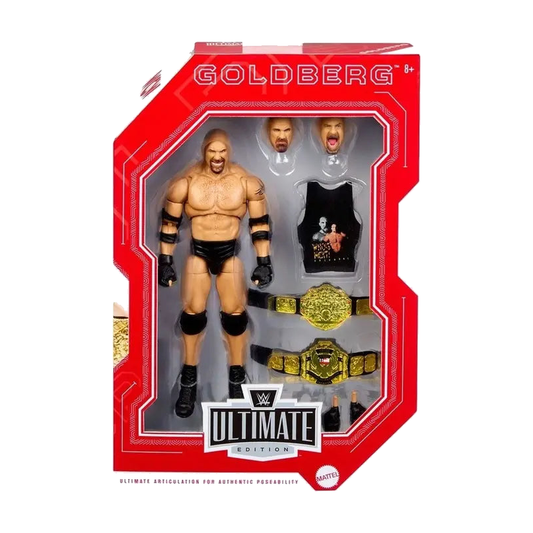 Goldberg 2026 Wwe Ultimate Edition Monday Night War Figure - packaging on white