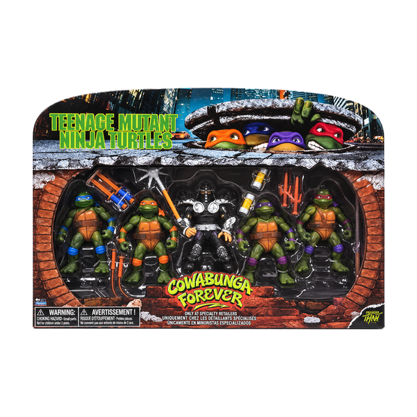 Teenage Mutant Ninja Turtles Cowabunga Forever Movie 5-Pack - Exact five-pack packaging on white