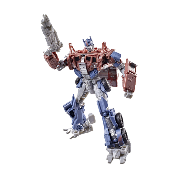 Optimus Prime Transformers Studio Series Transformers: Age Of Extinction Voyager Class - complete unboxed product on white