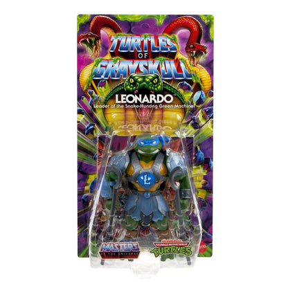 Leonardo - Motu X Tmnt Origins Turtles Of Grayskull Wave 6