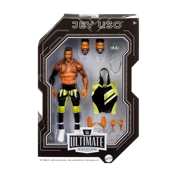 Jey Uso - 2026 Wwe Ultimate Figure Ppv Series - packaging on white