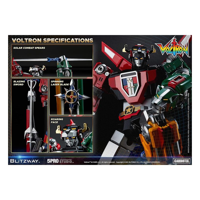 Voltron: Defender of the Universe Carbotix Voltron