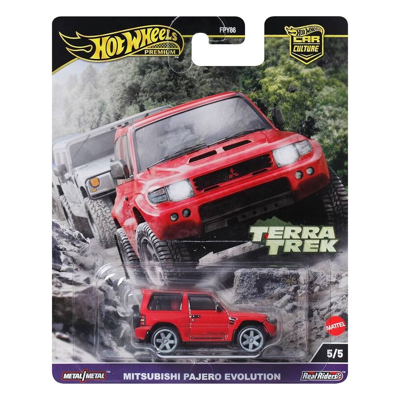 Mitsubishi Pajero Evolution Hot Wheels Car Culture Premuim 5/5