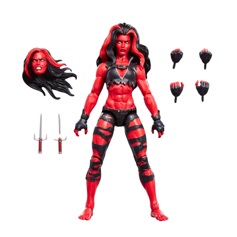 Marvel Legends Series Red She-Hulk 6-Inch Action Figure