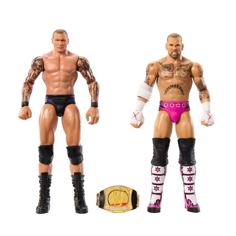 Cm Punk & Randy Orton Wwe Basic Championship Showdown Series 19