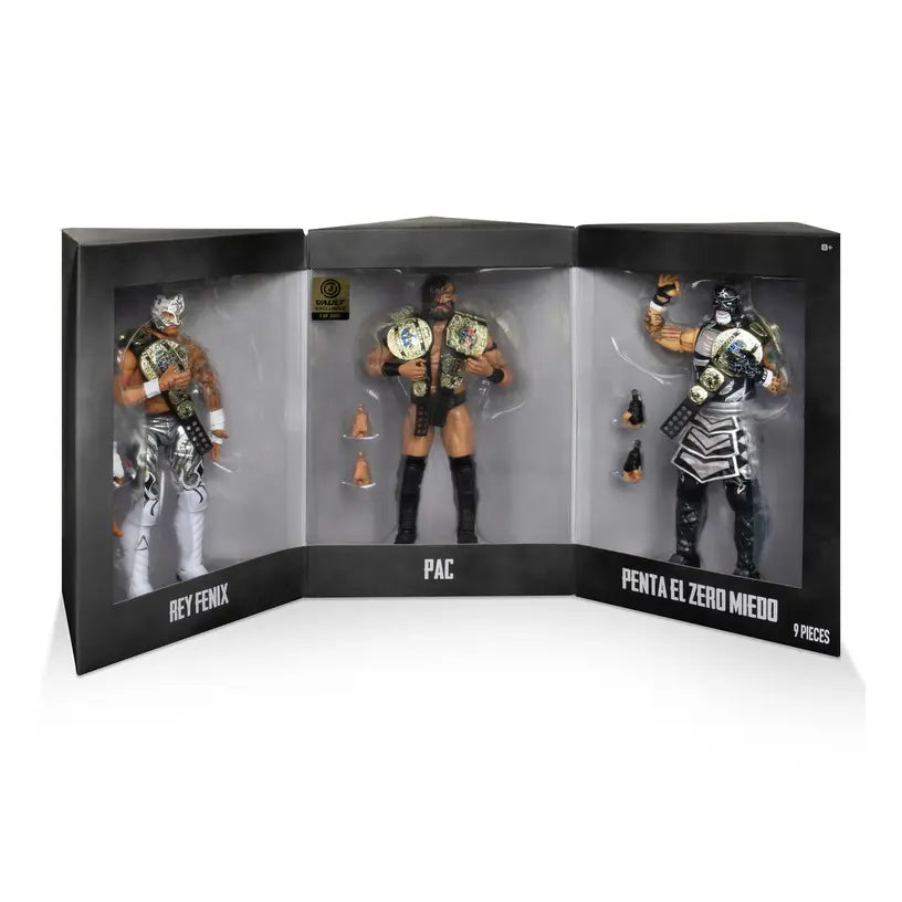 Death Triangle - AEW Unrivaled 3 Pack Vault figures